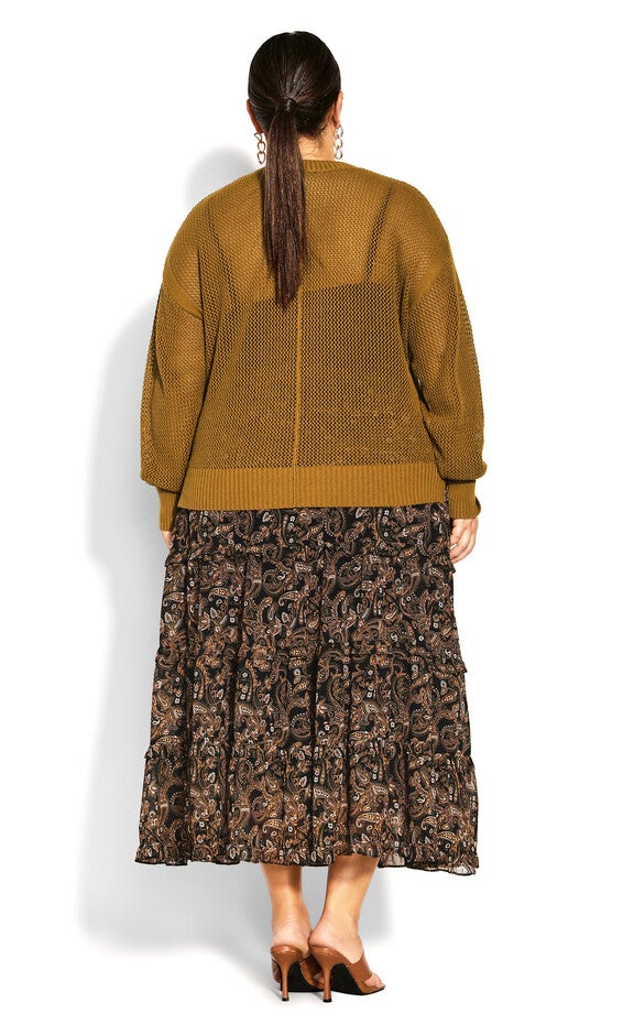 Amelia Sweater - dark gold, YELLOW, alternate image number null