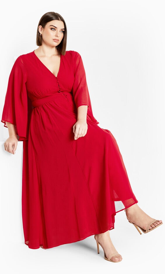 Katalina Maxi Dress - cherry, CHERRY, hi-res image number 0