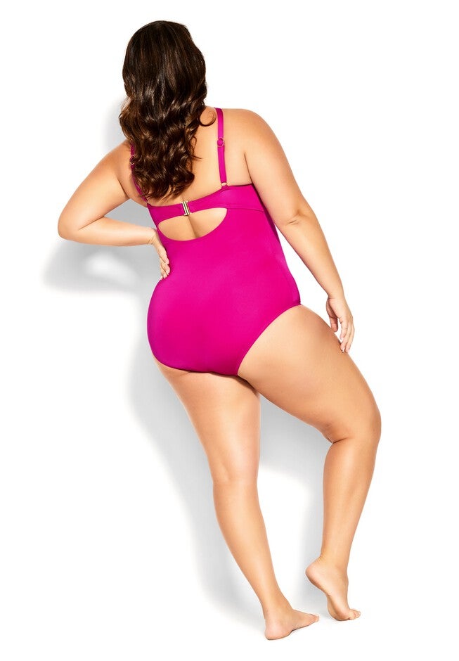Cancun Underwire 1 Piece - magenta, PINK, on-hover image number 1