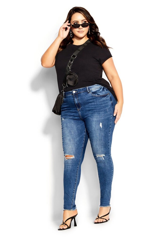 Boyfriend Tee - black, BLACK, on-hover image number null