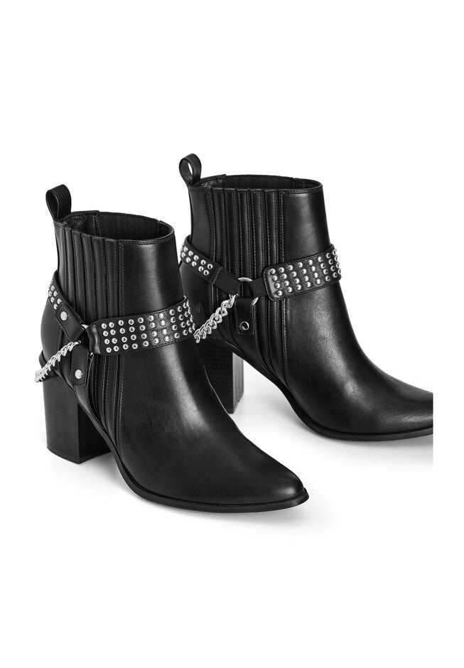 WIDE FIT Kiera Ankle Boot - black, BLACK, alternate image number null