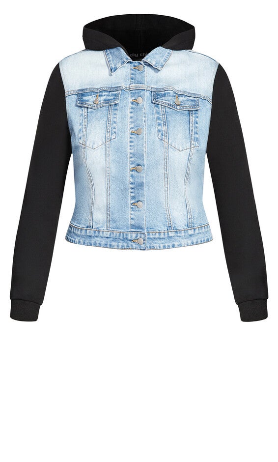 Denim Street Jacket - light wash, BLUE, alternate image number 4