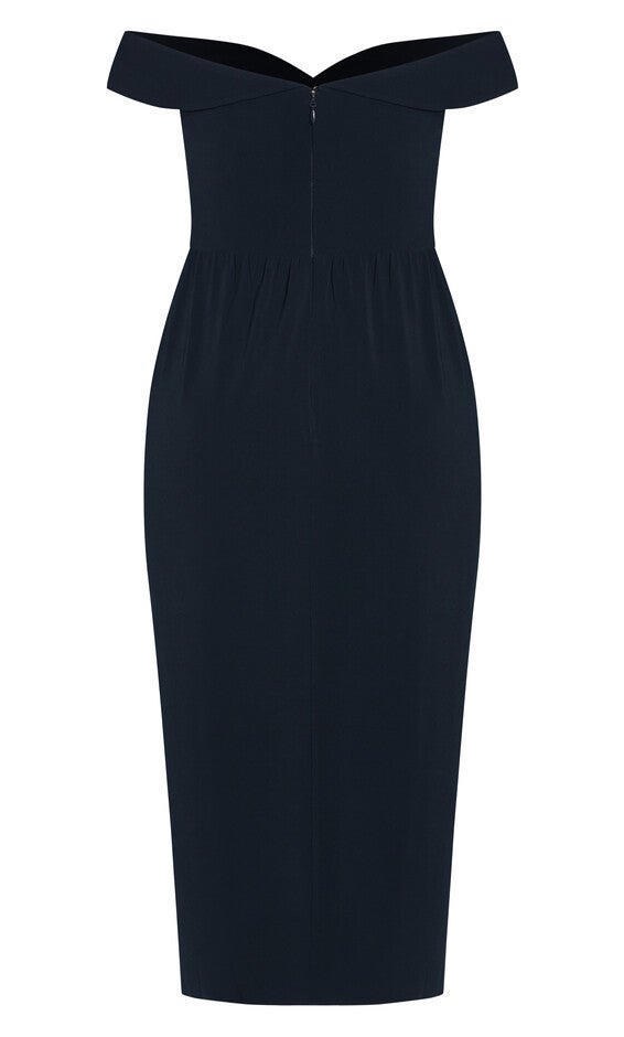 Ripple Love Dress - navy, BLUE, alternate image number 4