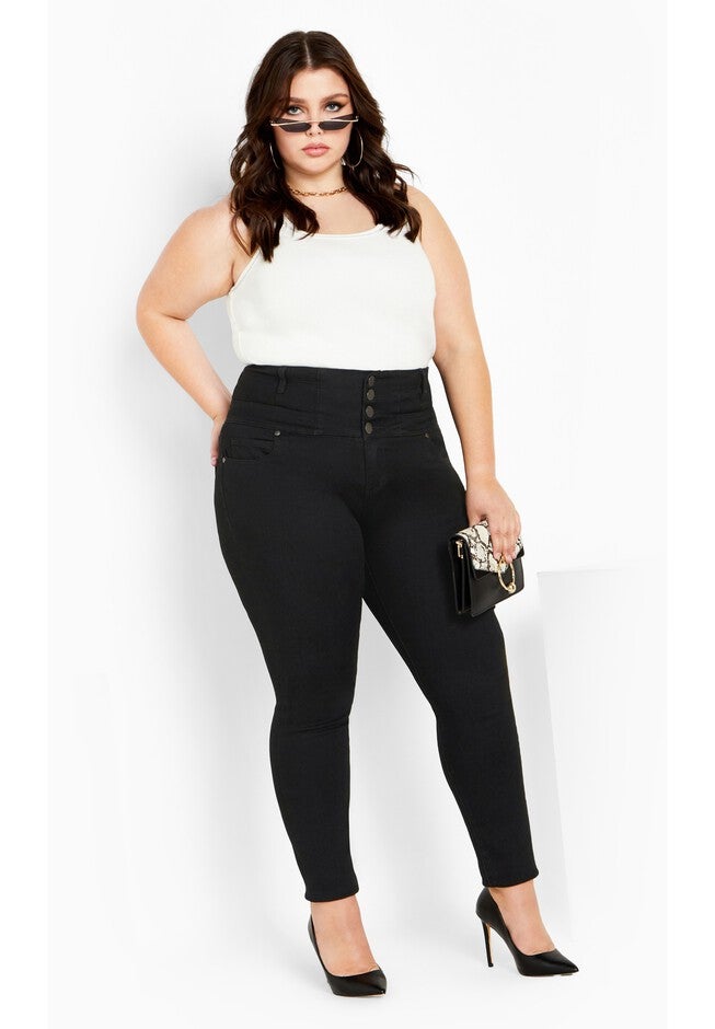 Harley Zoey Jean - black, BLACK, hi-res image number null
