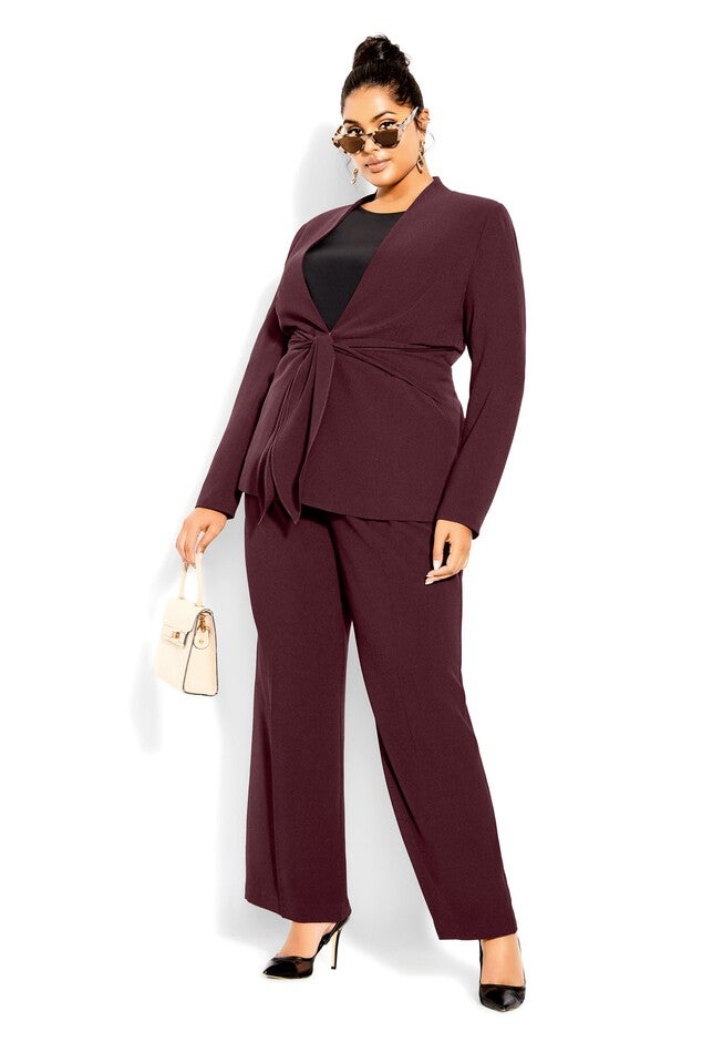 Elegance Jacket - oxblood, RED, on-hover image number 1