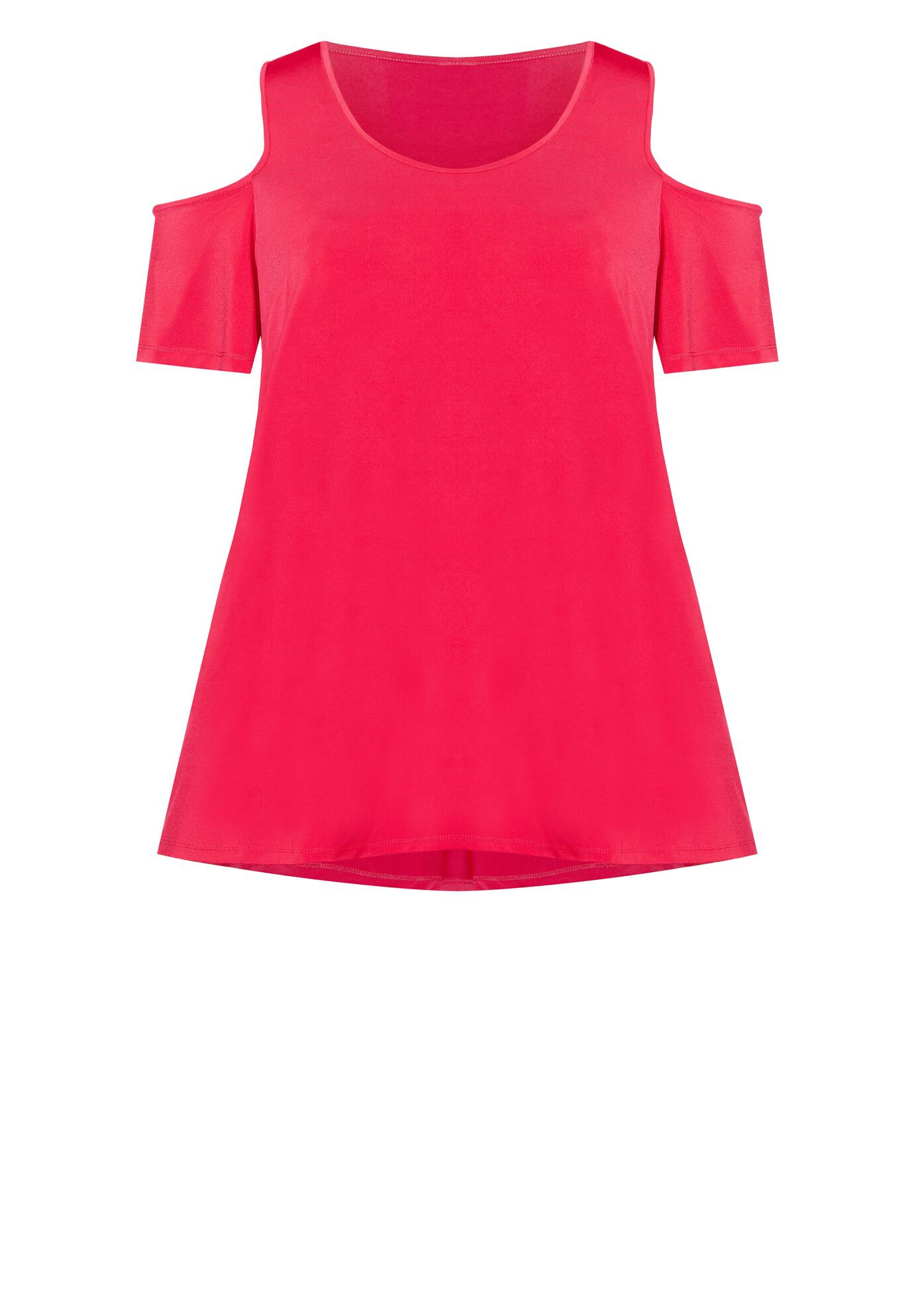 Claire Cold Shoulder Tunic, PERSIAN RED, alternate image number 6