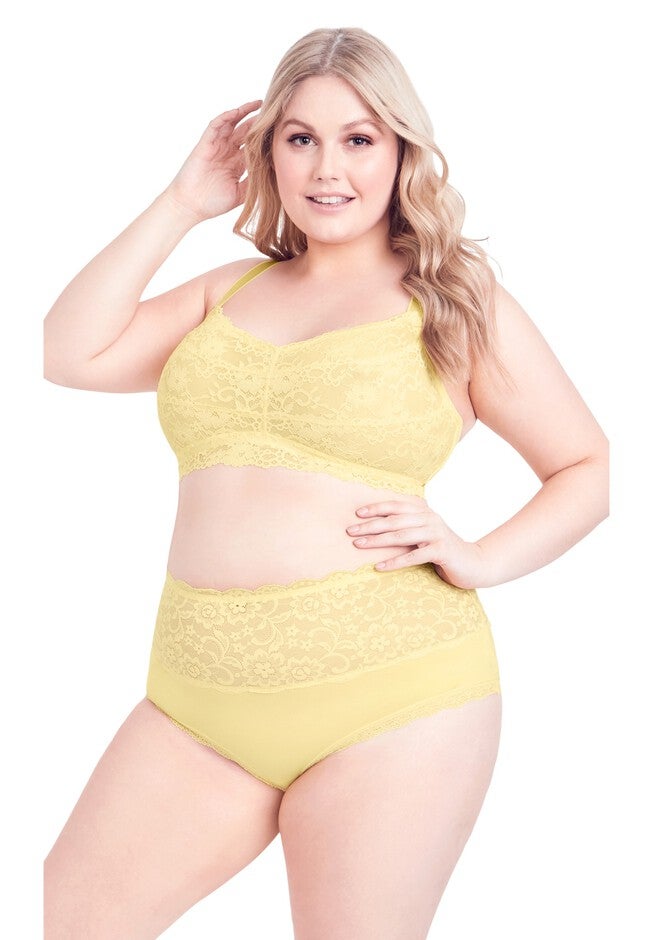 Full Coverage Bralette - primrose, YELLOW, on-hover image number null