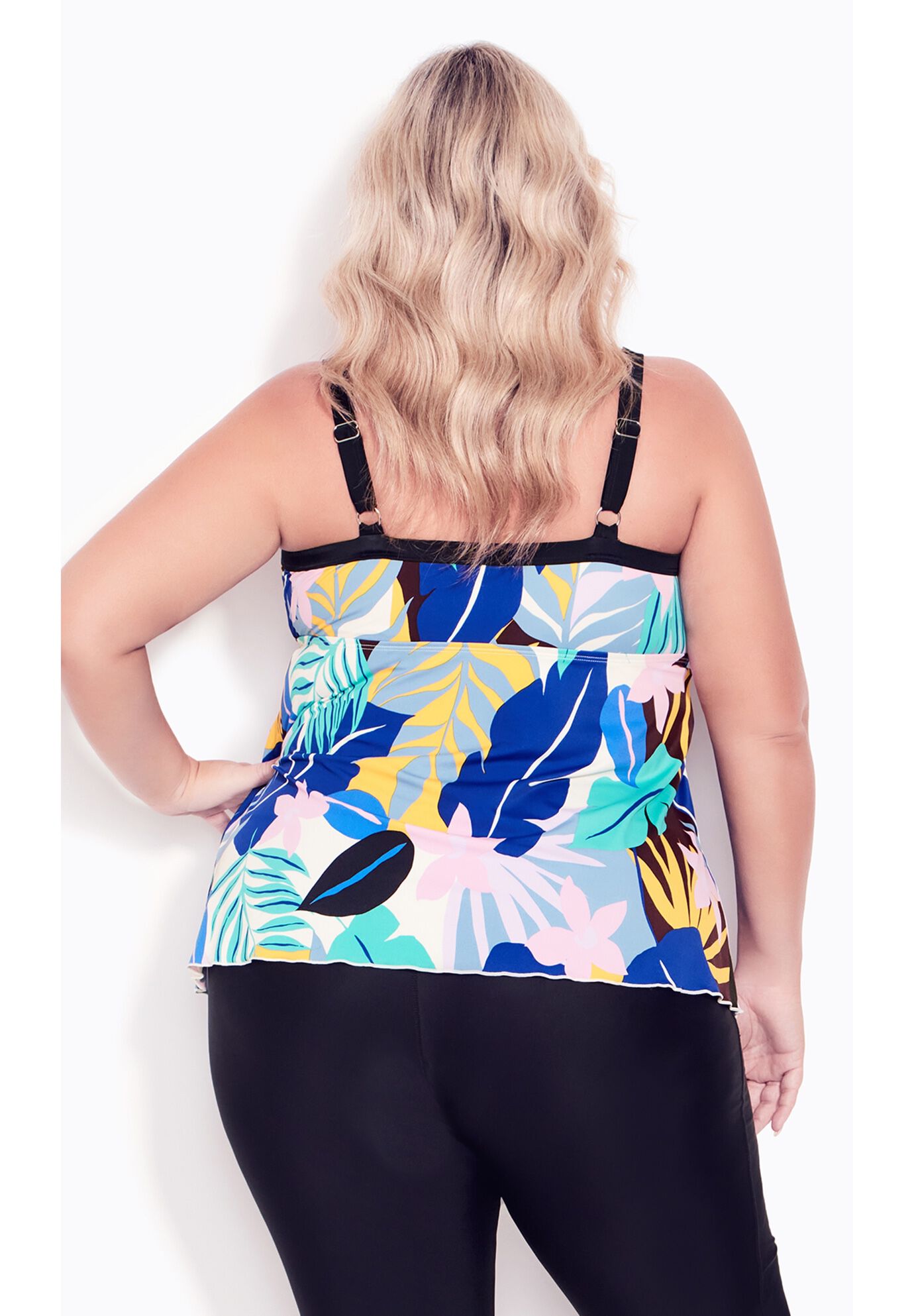 Fly Away Print Tankini Top Avenue