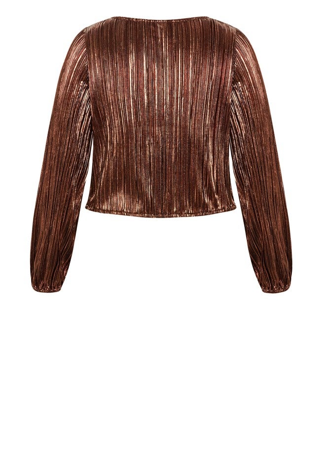Lexie Top - copper, BROWN, alternate image number null