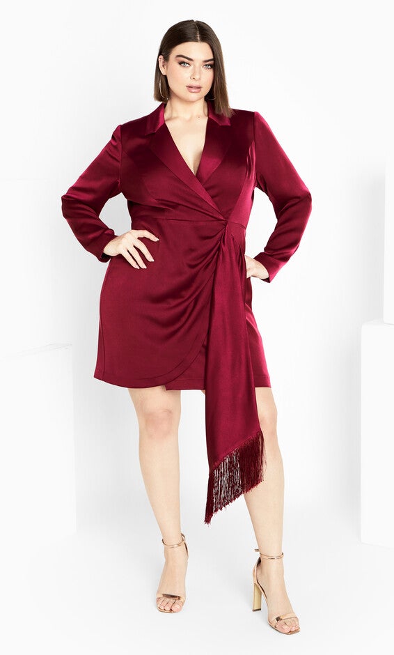 Elora Dress - berry, BERRY, alternate image number 5