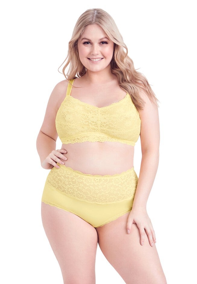 Full Coverage Bralette - primrose, YELLOW, hi-res image number null