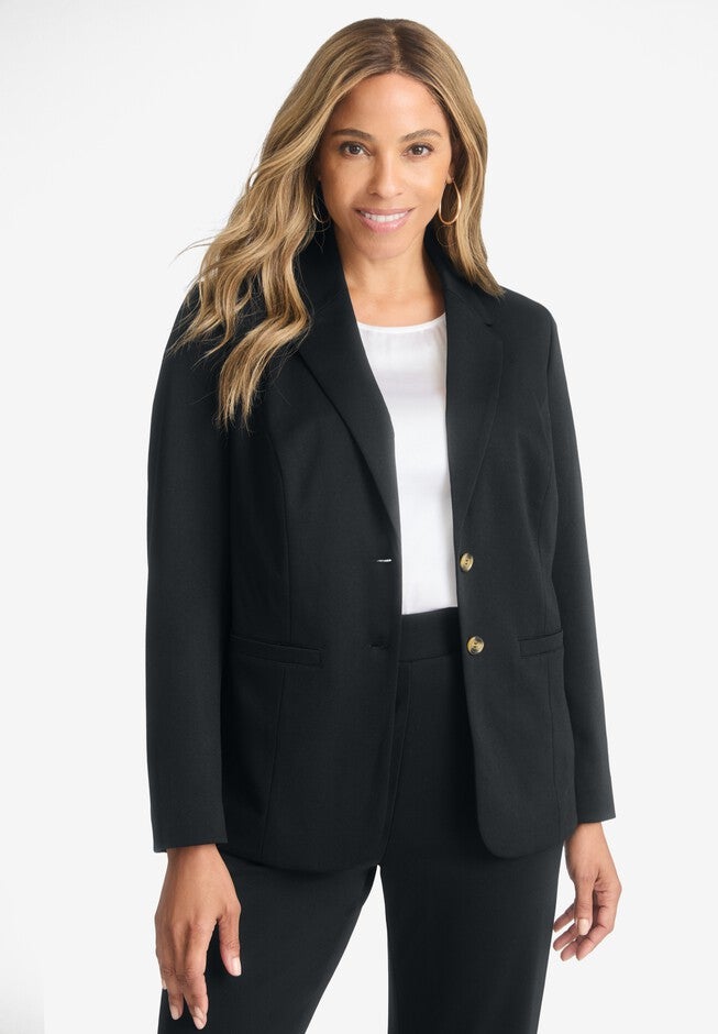 Ponte Blazer, BLACK, hi-res image number null
