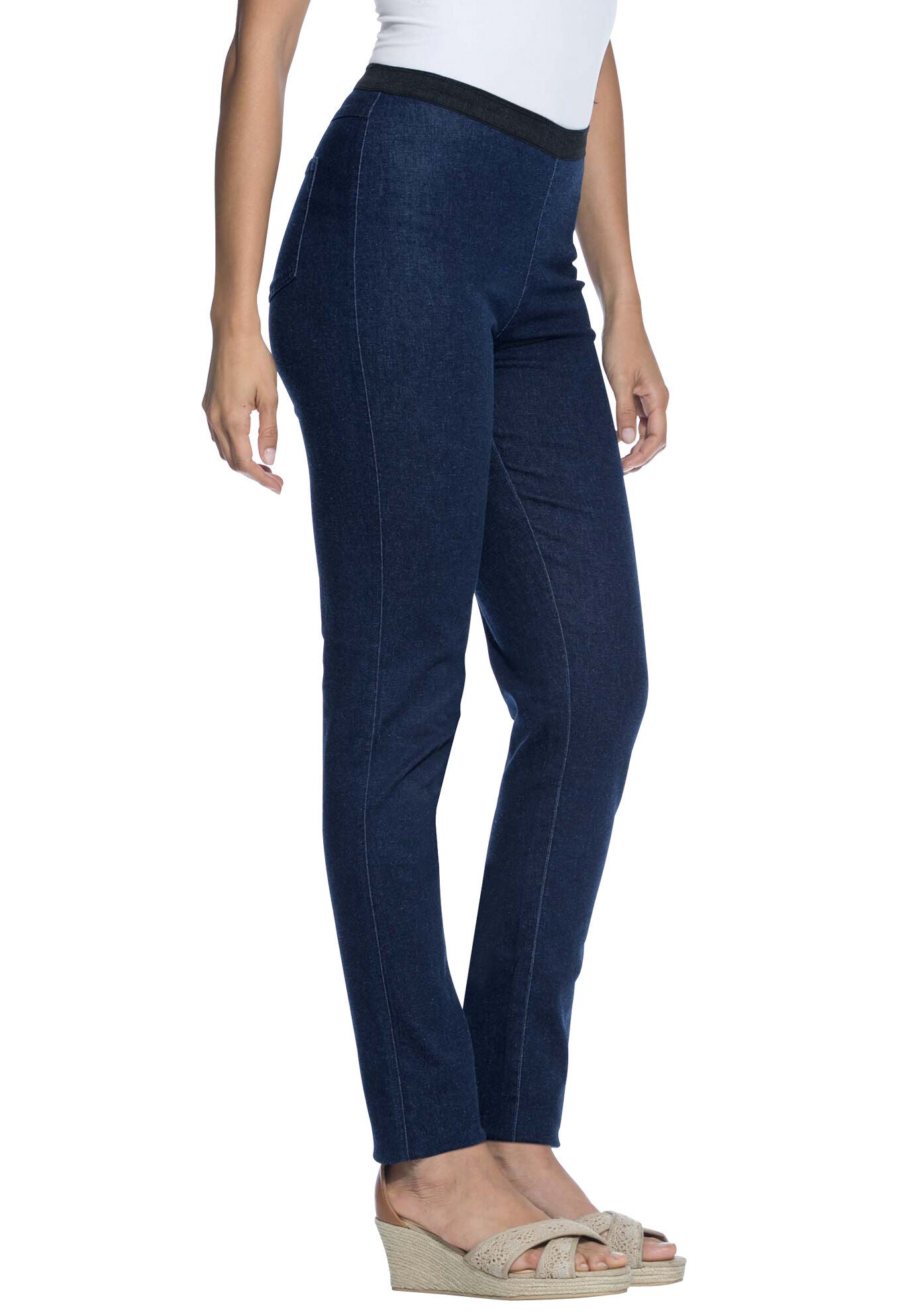 Stretch Denim Straight Leg Jegging Avenue