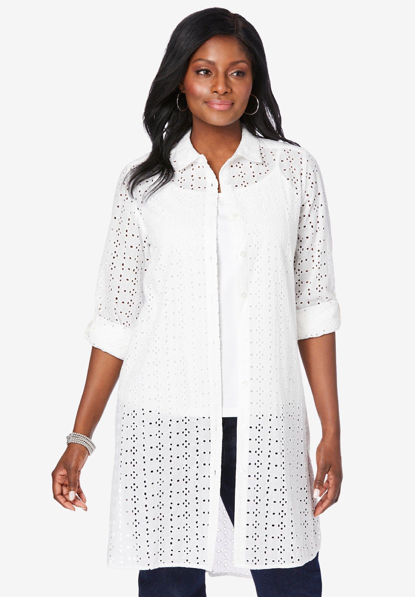 Eyelet Mega Tunic