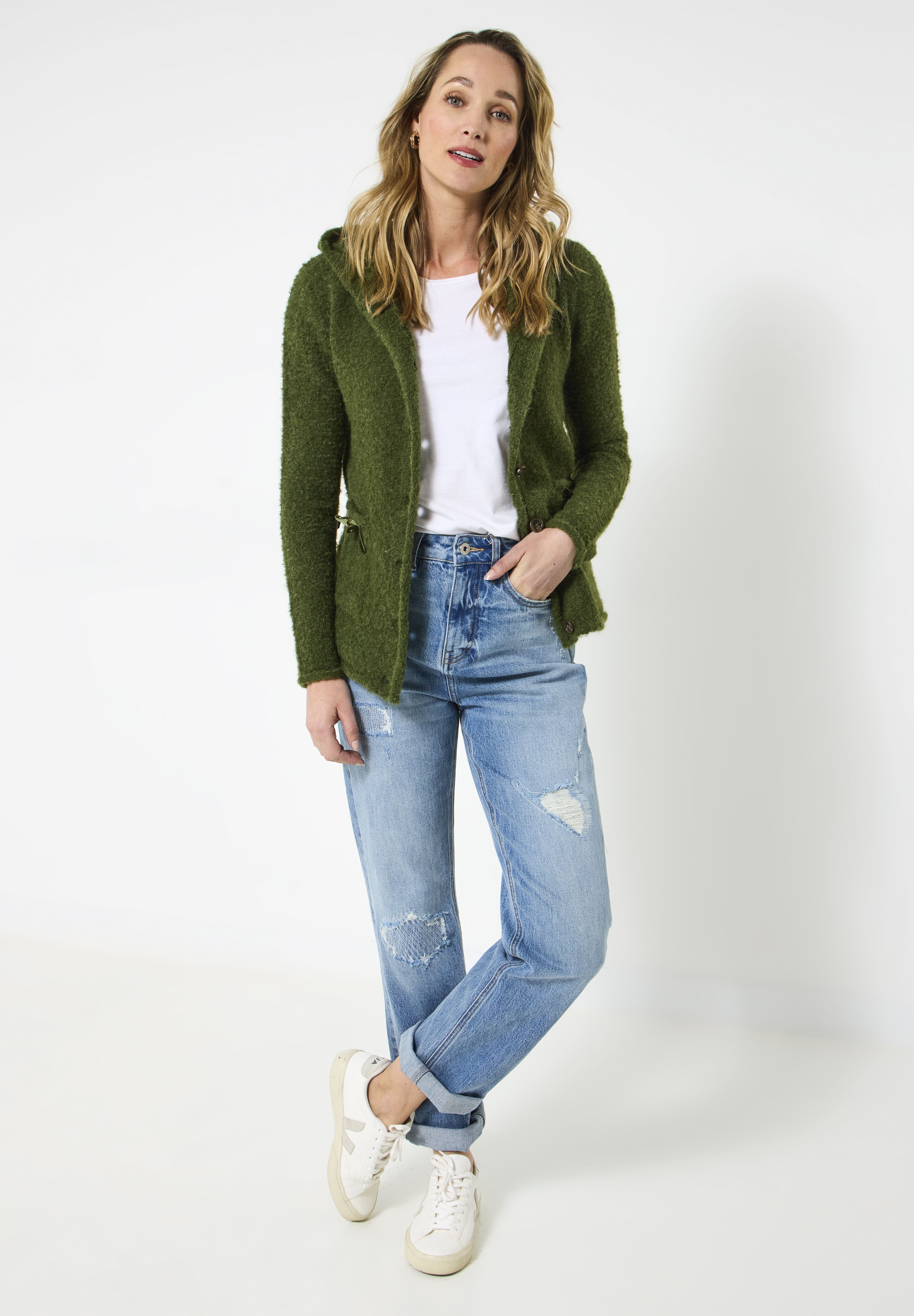 Hooded Sweater Jacket