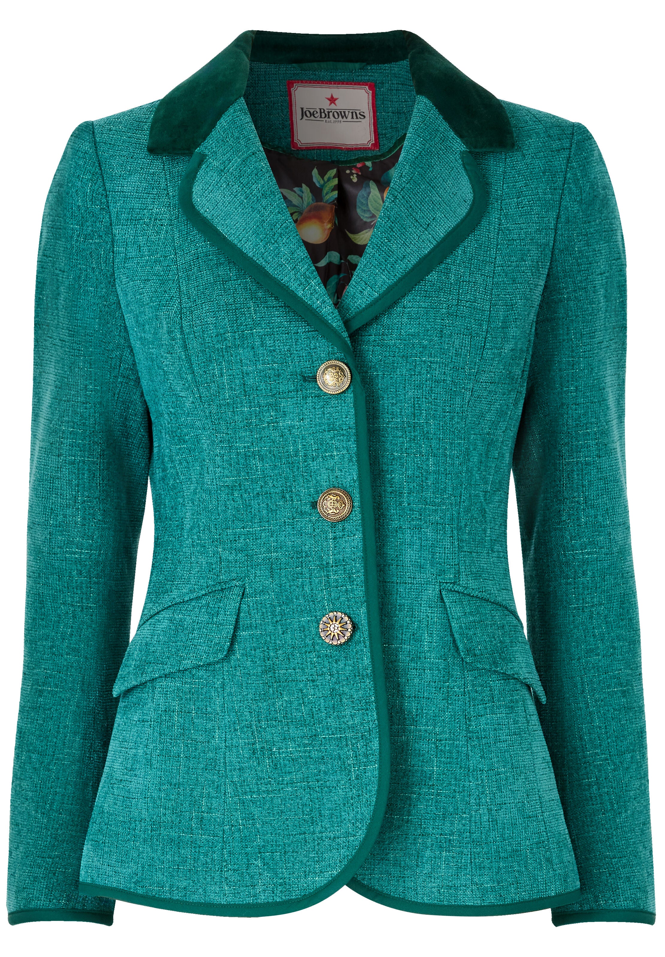 Classic Blazer, PEACOCK TEAL, alternate image number 3