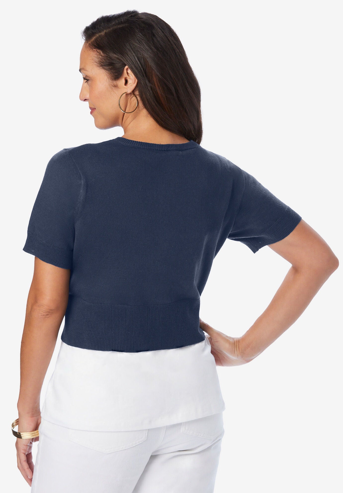 Jewel Neck Shrug Avenue