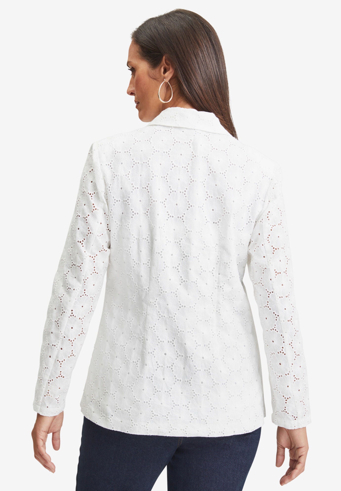 Eyelet Blazer, , alternate image number 4