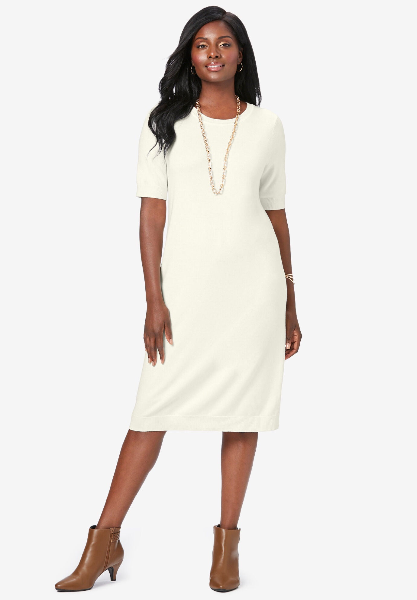 Cable Knit Cape Sweater Dress Avenue