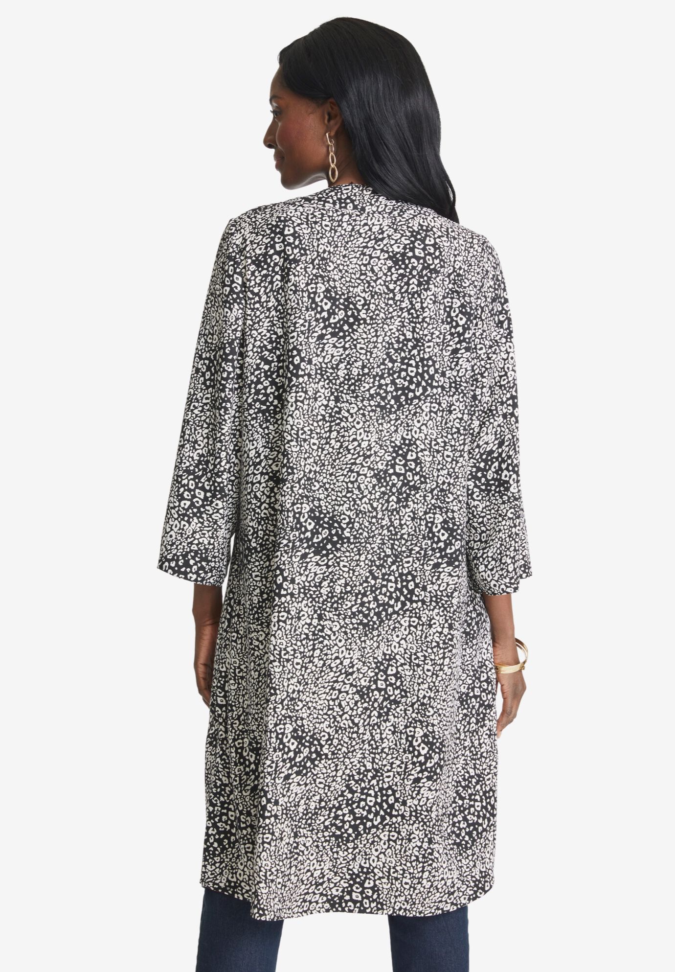 Reversible Kimono Jacket, , alternate image number 3