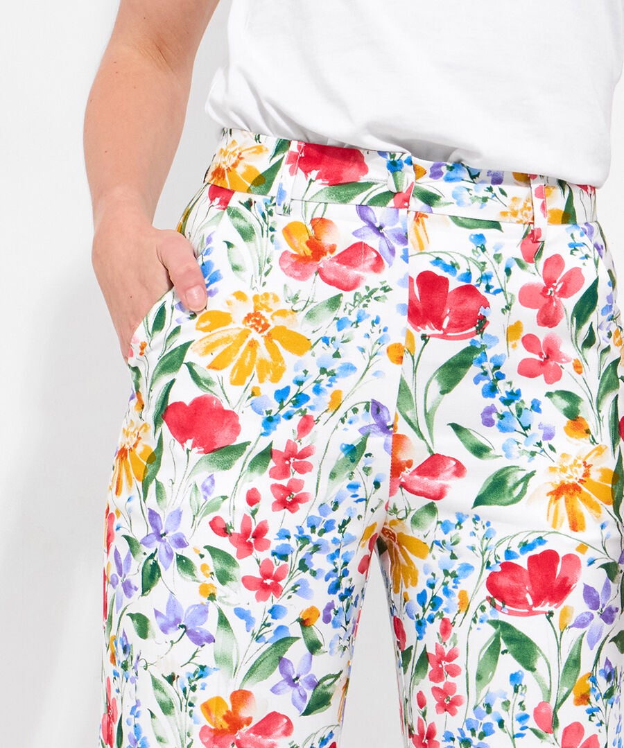 Floral Pants, DITSY MULTI GARDEN, on-hover image number 1