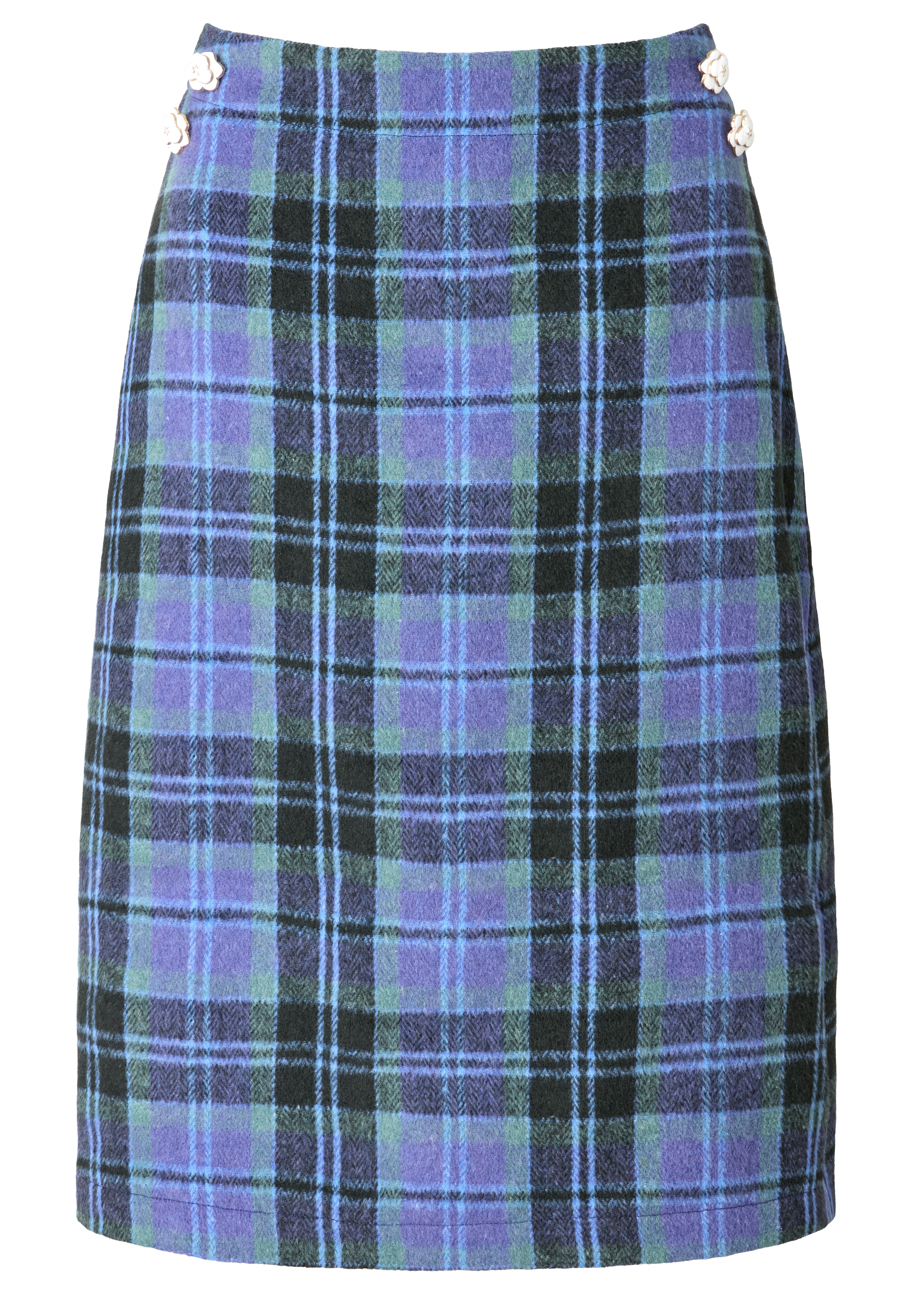 Mini Plaid Skirt, ELECTRIC MEGA PLAID, alternate image number 3