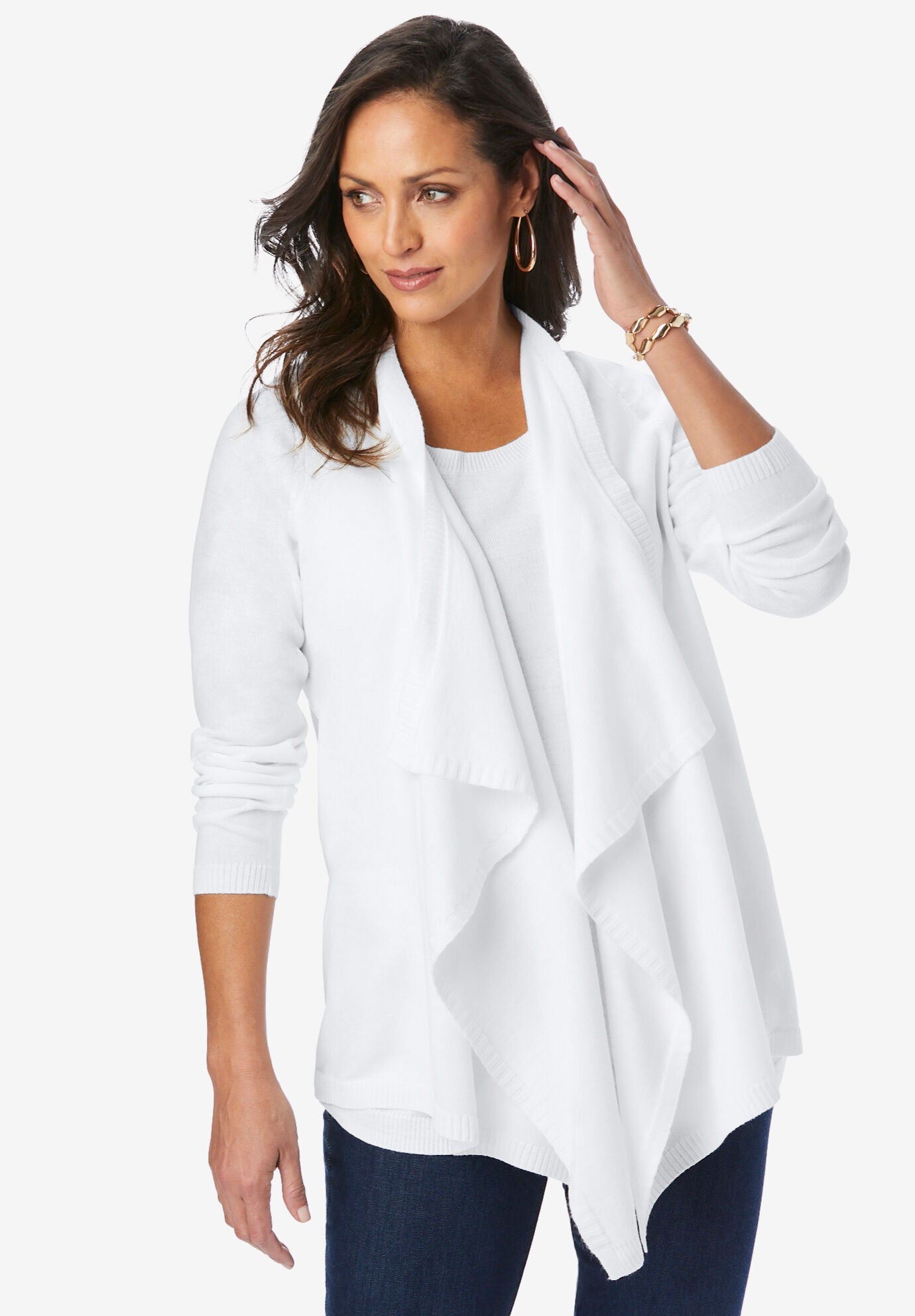 Flyaway sweater cardigan store