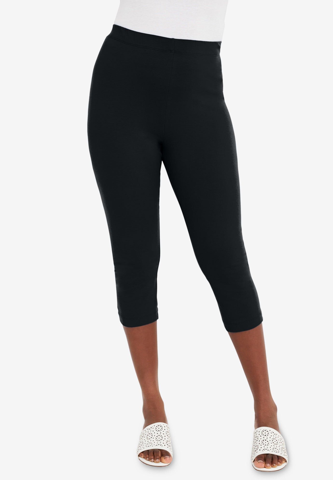 Everyday Stretch Cotton Capri Legging