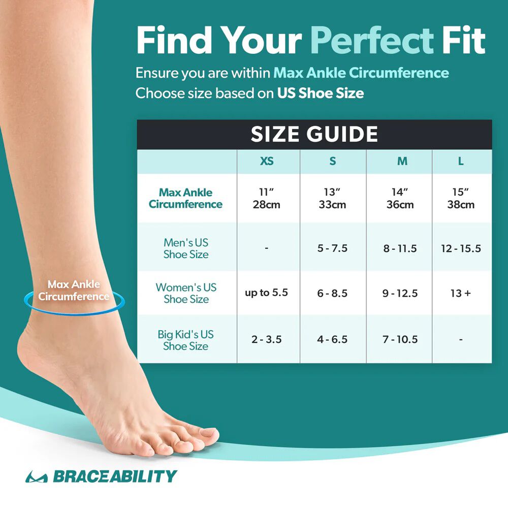Plantar Fasciitis Night Sock Splint, BLACK, alternate image number 1