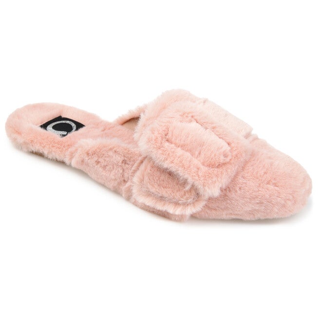 Women's Faux Fur Eara Slipper, Blush, hi-res image number 0