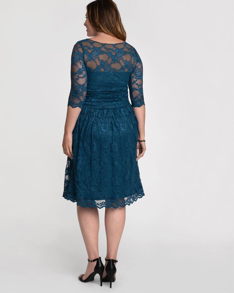 Luna Lace Dress, Blue, alternate image number 1