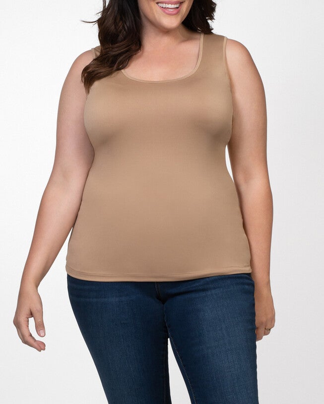 Effortless Tank Top, BeigeBrown, hi-res image number 0