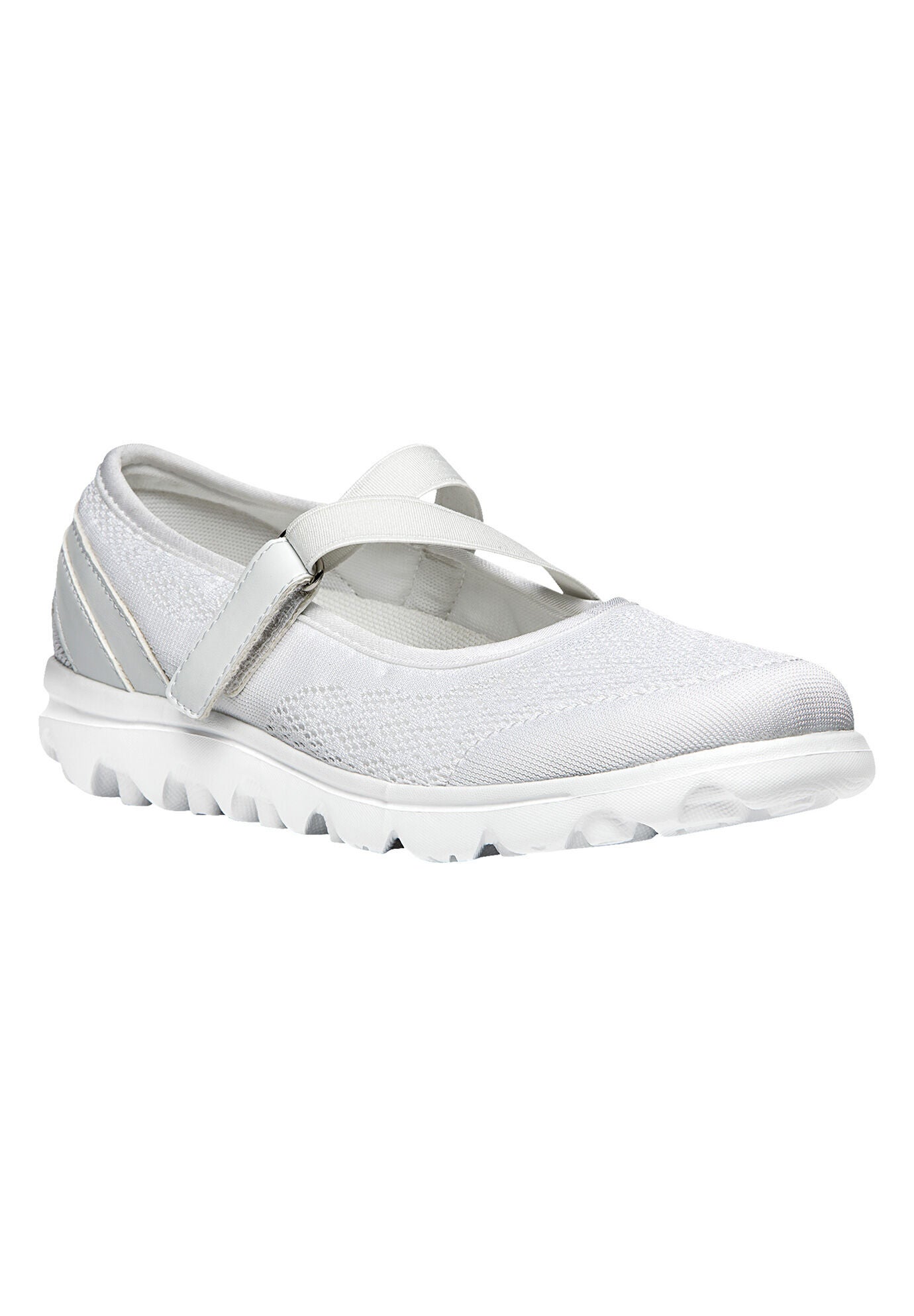 TravelLite Mary Jane Sneaker by Propet&reg;, WHITE, hi-res image number 0