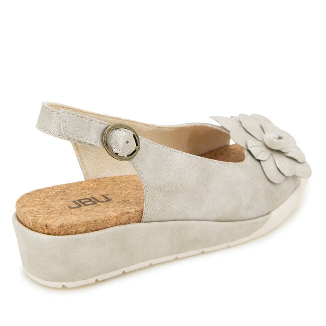 Rosetta Wedge, CREAM SHIMMER, on-hover image number null