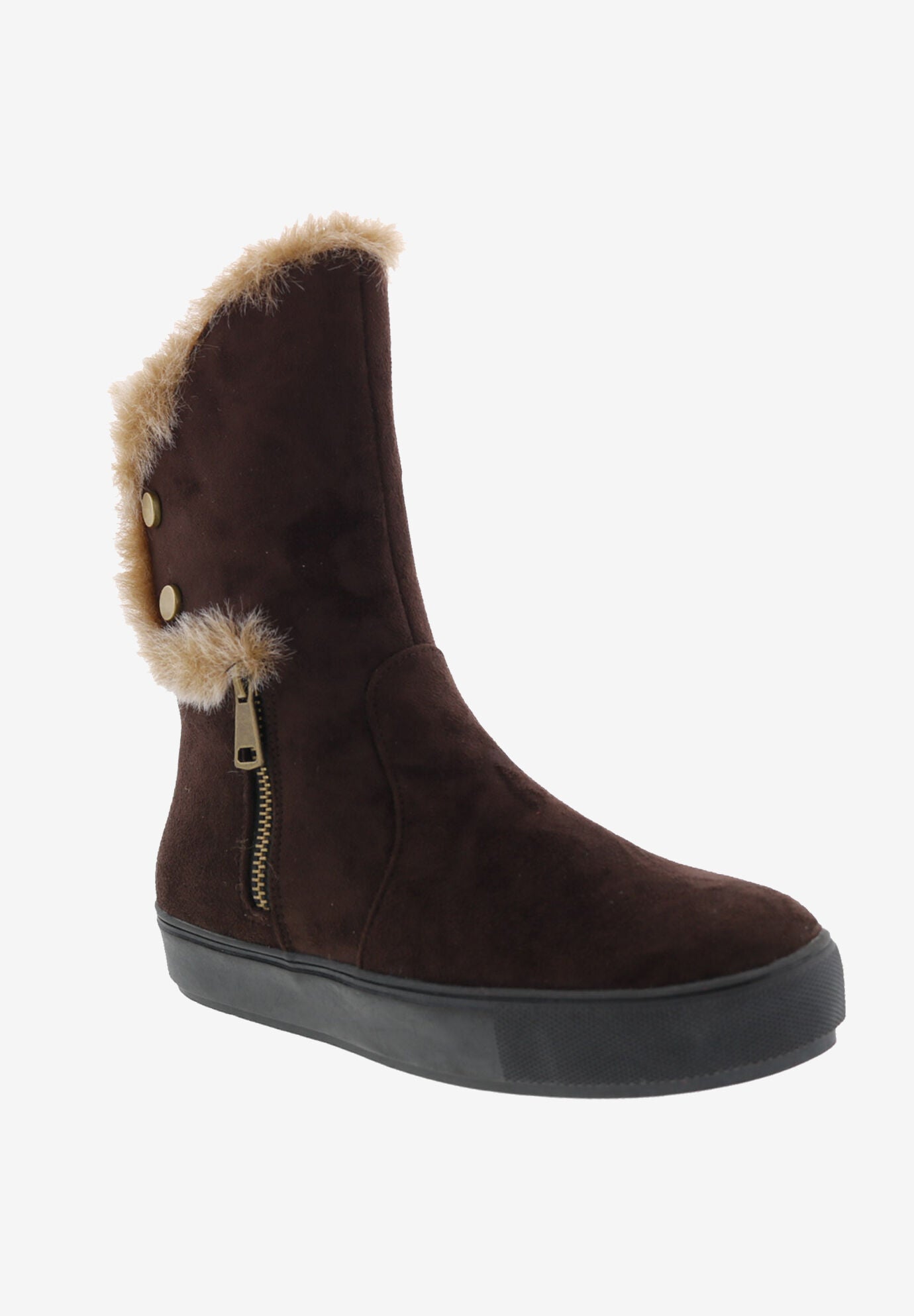 Furry Boot, BROWN, hi-res image number 0