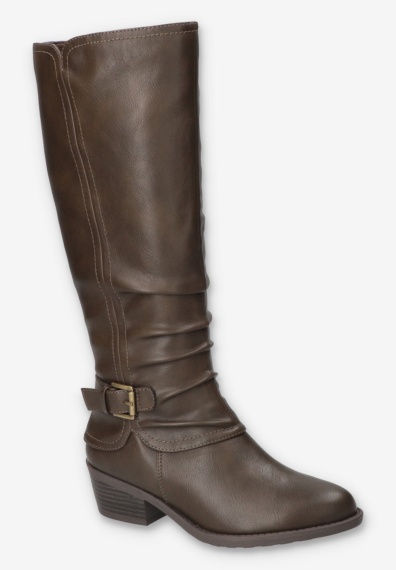 Tenille Plus Wide Calf Boot, BROWN, hi-res image number 0
