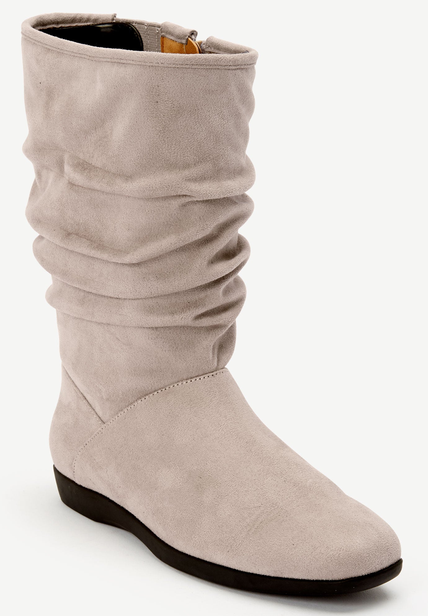 Ladies wide calf boots sales