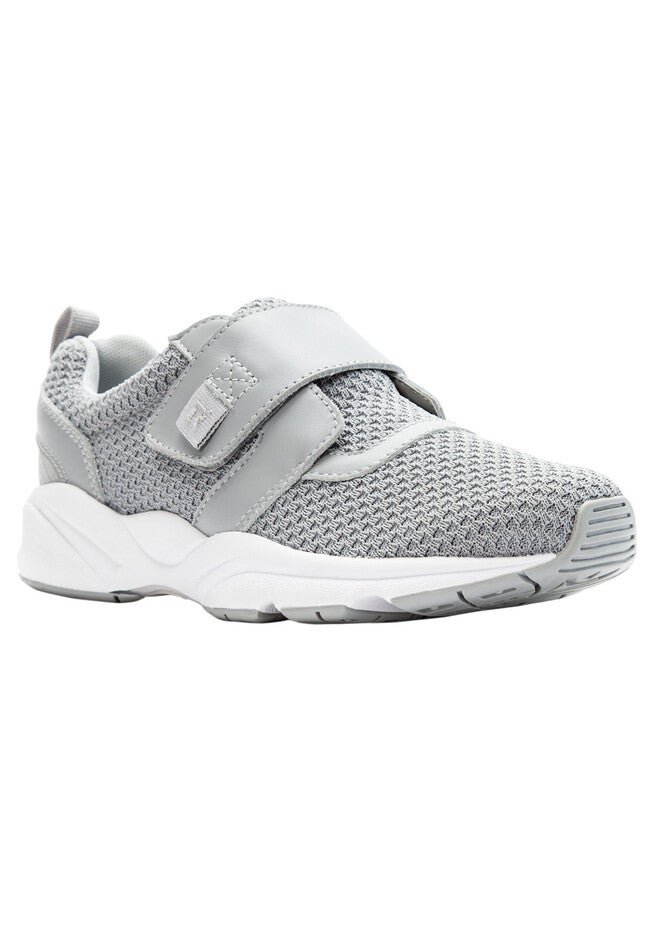 Stability X Strap Sneakers by Propet®, LIGHT GREY, hi-res image number 0