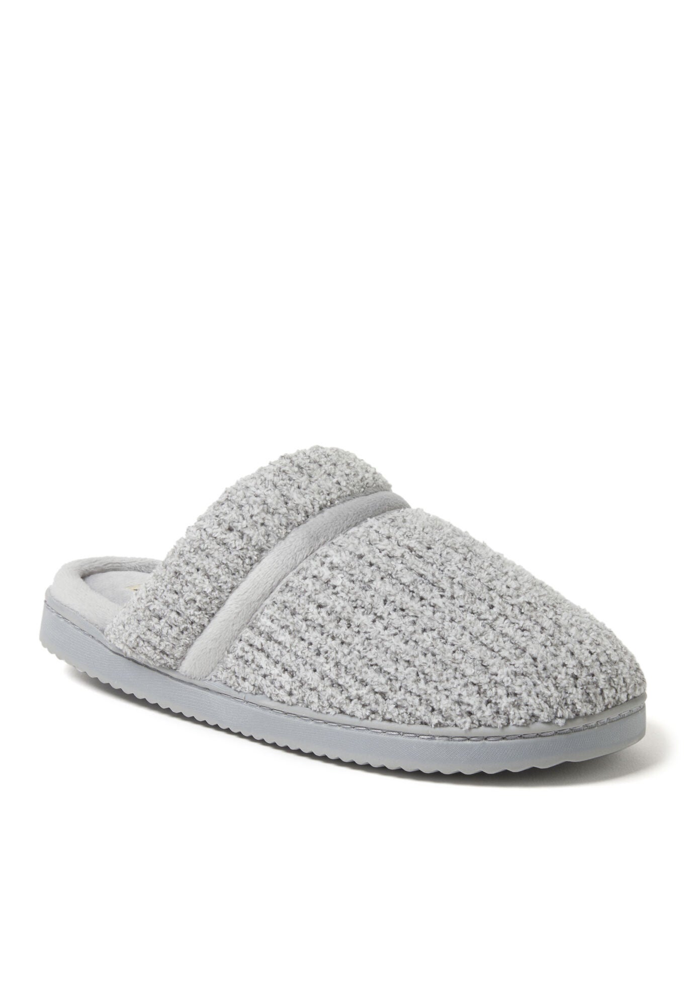 Serena Marled Chenille Scuff Slipper, SLEET, hi-res image number 0