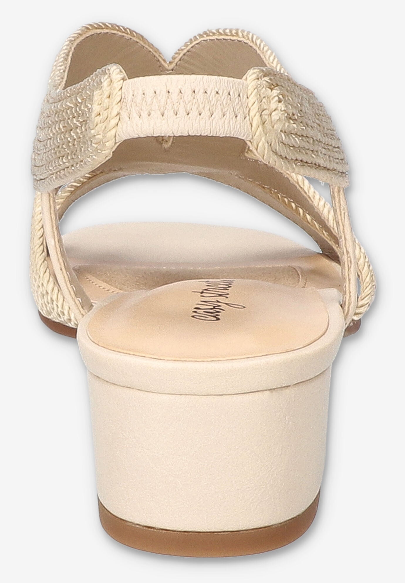 Festival Block Heel Sandal, BEIGE WOVEN, alternate image number 3