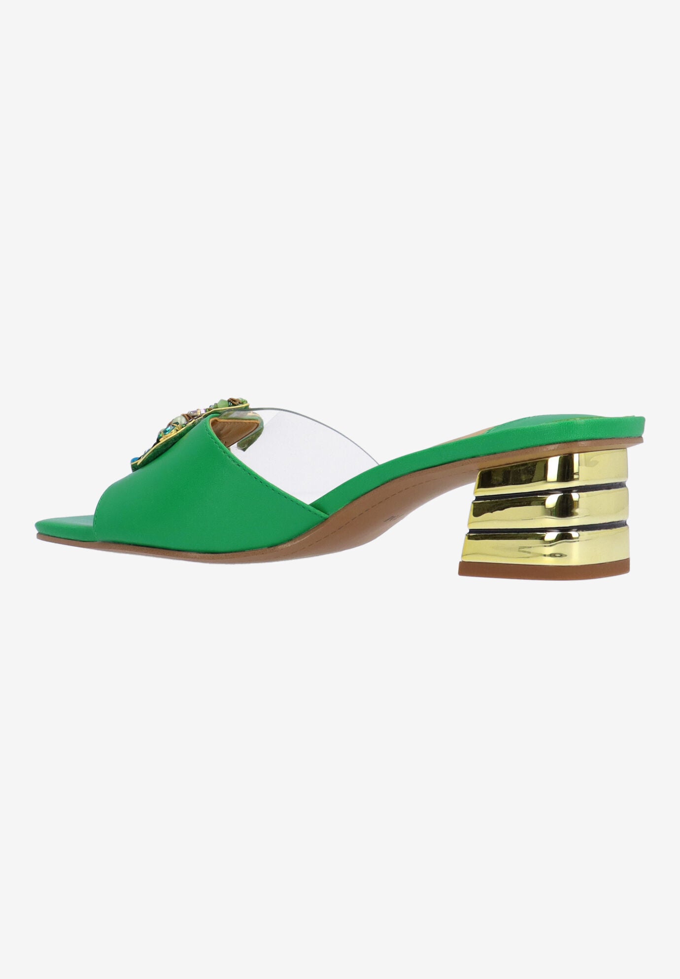 Torti Slip-On Sandal, CLEAR GREEN, on-hover image number 1