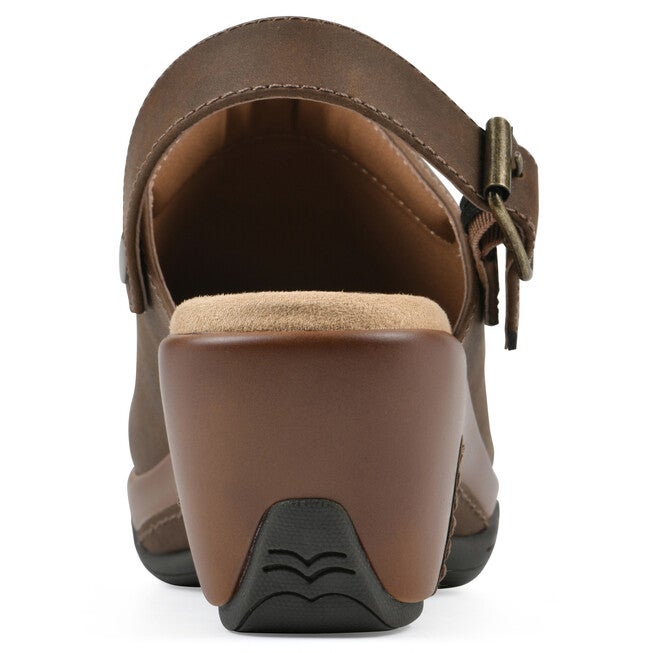 Viewable Slingback Clog - WIDE, BROWN, on-hover image number null