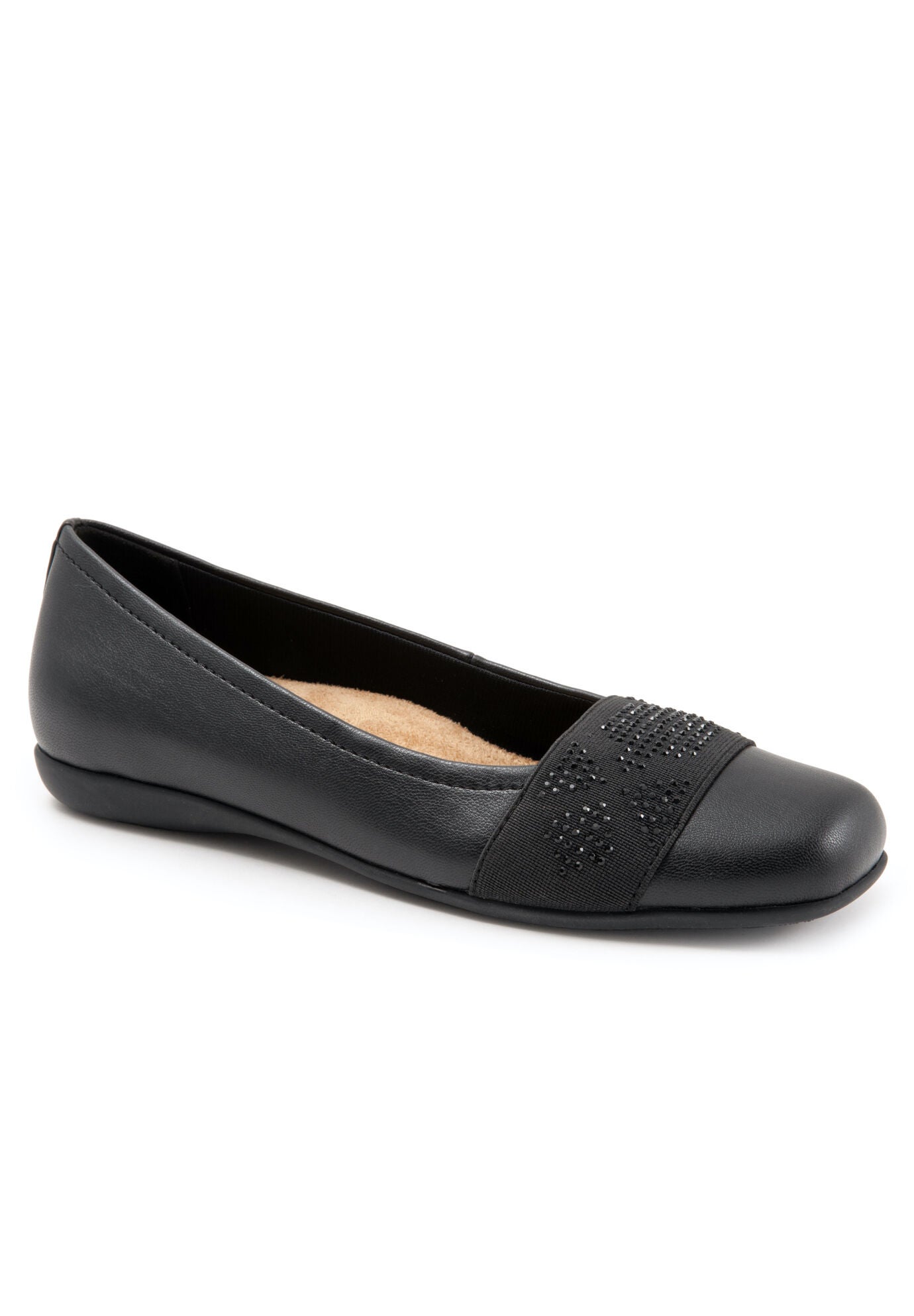 Samantha Ballet Flat, BLACK GEM, hi-res image number 0