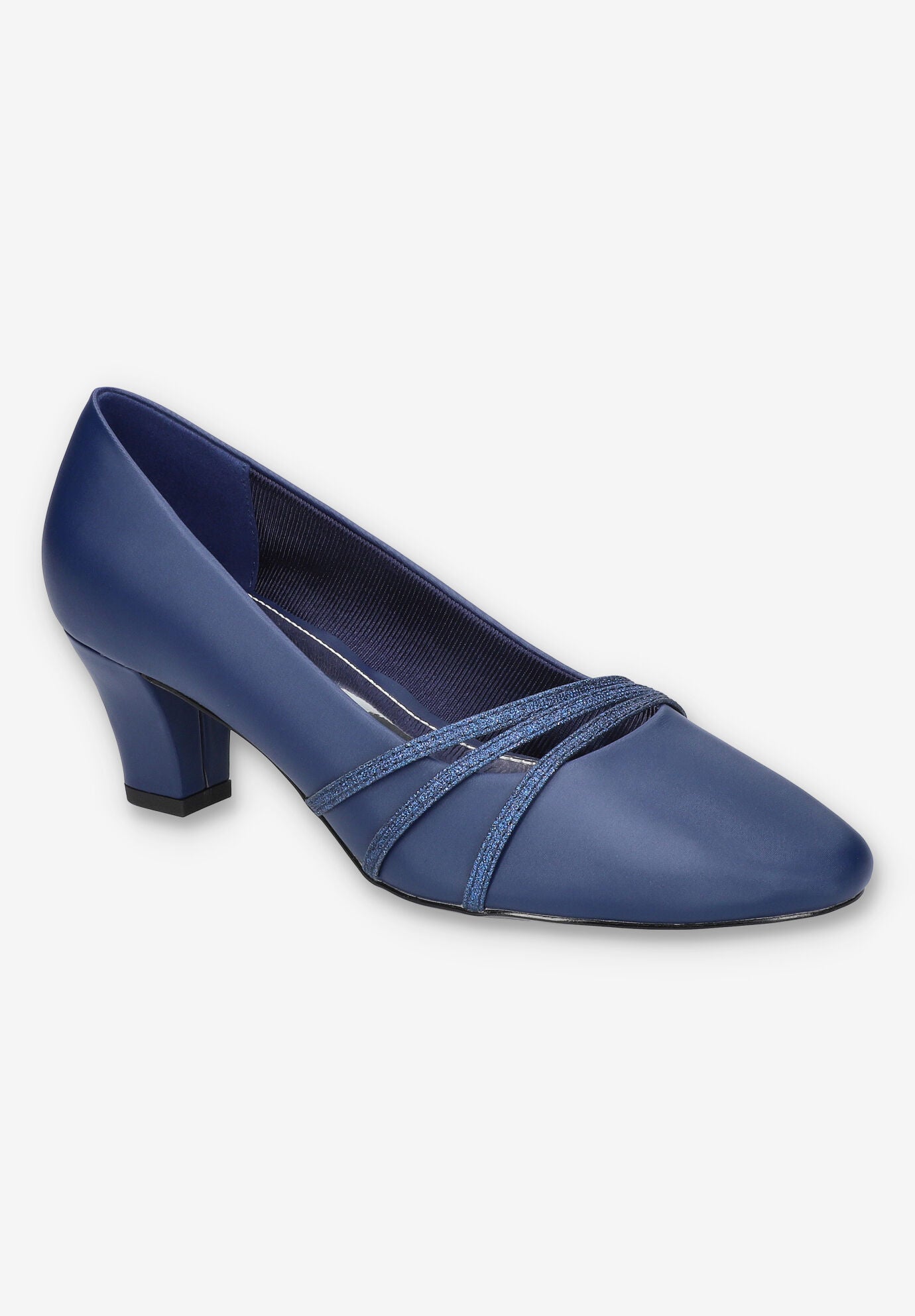 Cristiny Pump, NAVY SATIN, hi-res image number 0