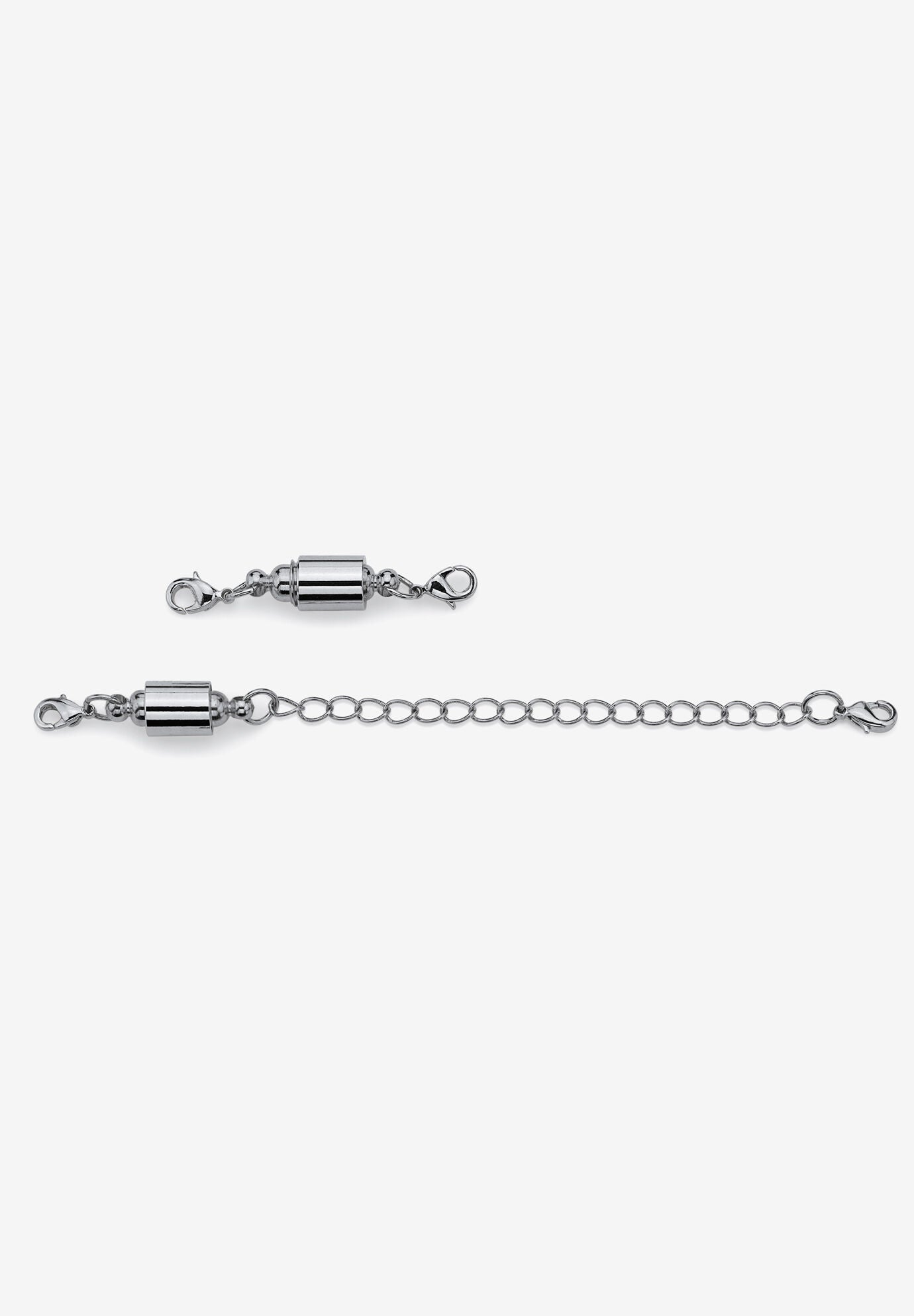 Silver Tone Chain Necklace Extender (8mm), 5.5 inches, , on-hover image number 1