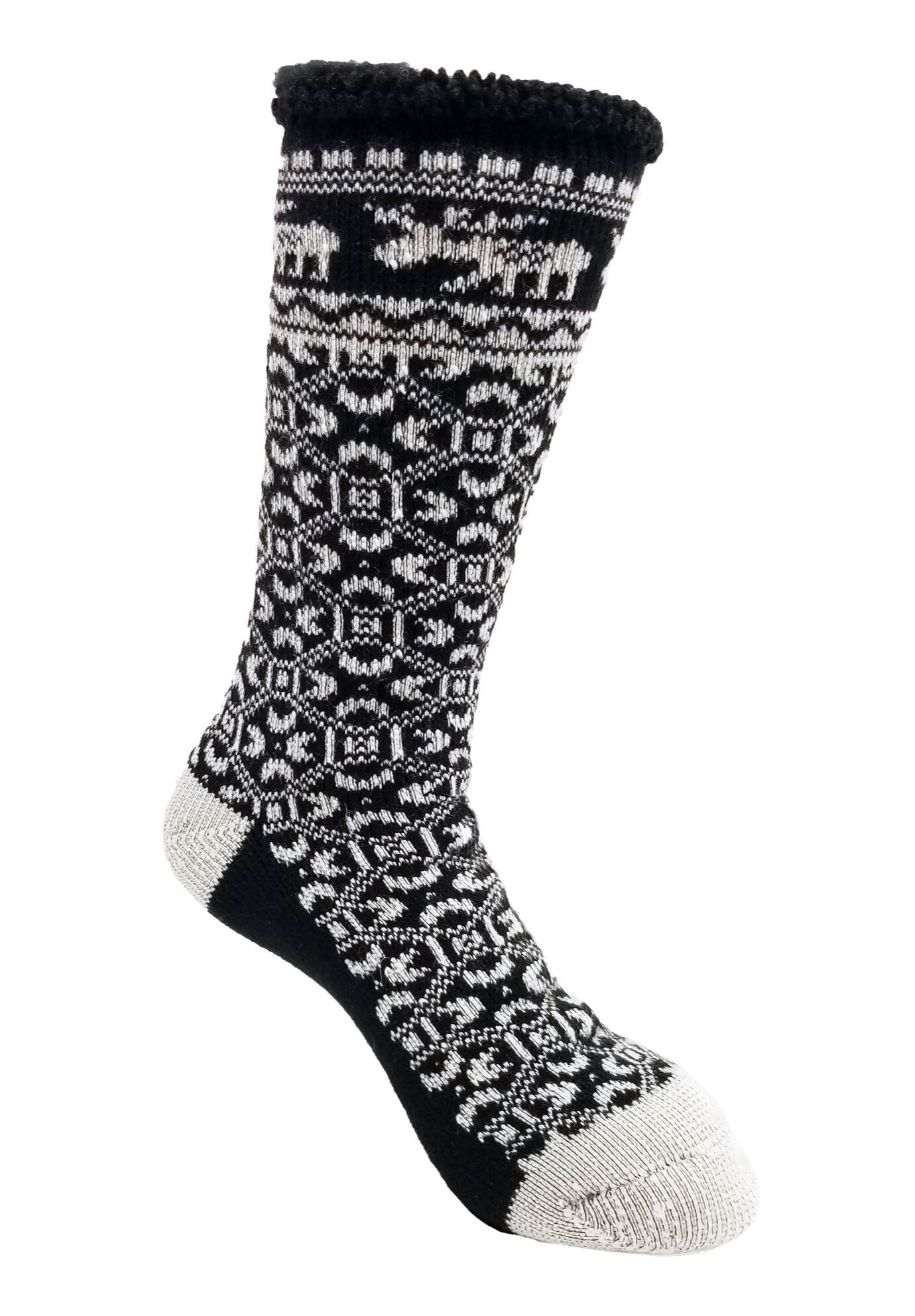 Moose Nordic Thermal Socks, BLACK, hi-res image number 0