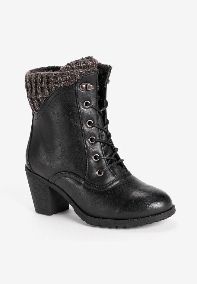 Lacy Lori Water Resistant Boot, BLACK, hi-res image number 0
