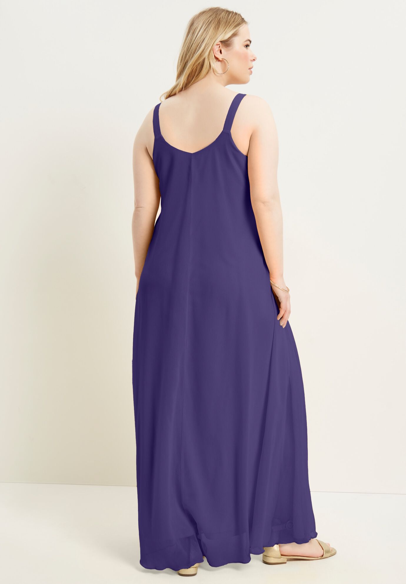 Swing Maxi Dress, PURPLE SAPPHIRE, on-hover image number 1