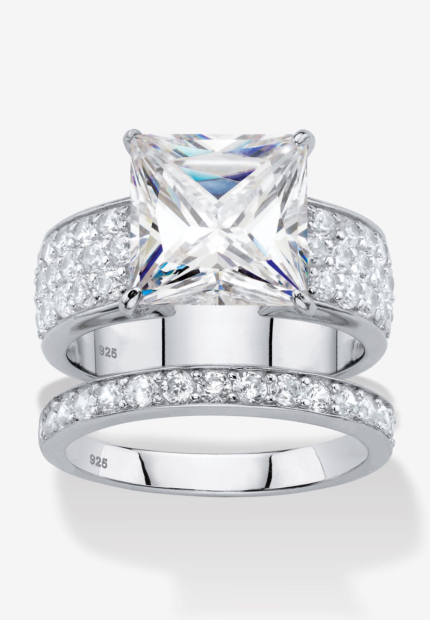Platinum plated wedding ring sets store
