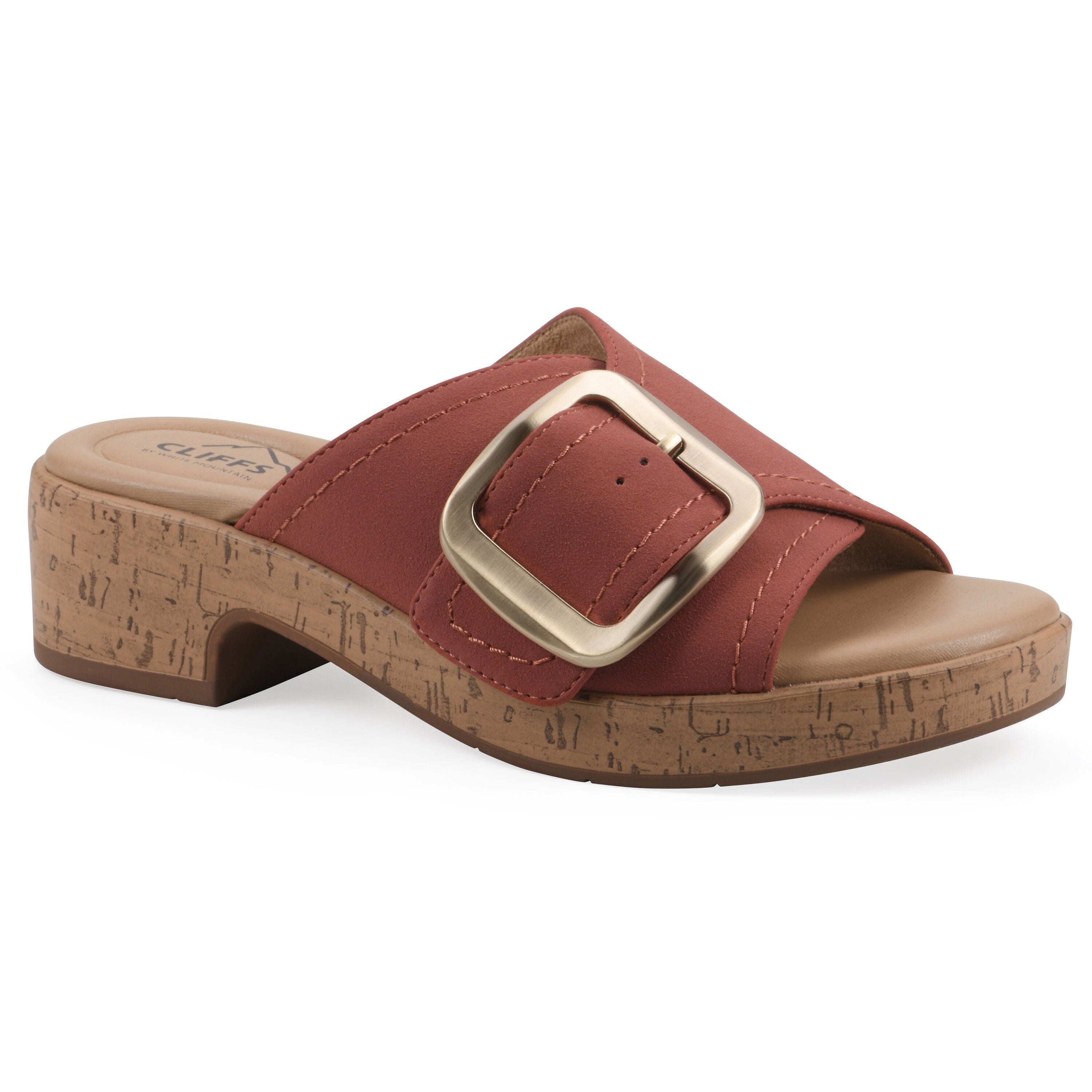 Filipa Block Heel Sandal, PAPRIKA SMOOTH, hi-res image number 0